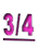 3/4